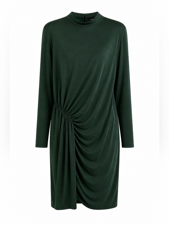 le chateau Dresses & Skirts - Le Chateau Stretchy Green Draped Long Sleeve Dress 3XL